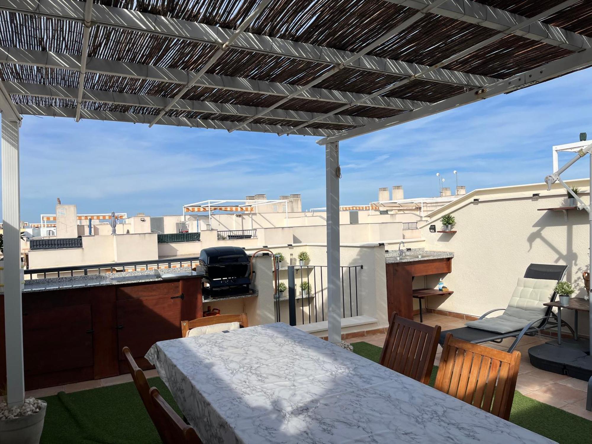 Apartament Playa Atico Duplex Vistas Al Mar Y Montana Wifi,piscina A